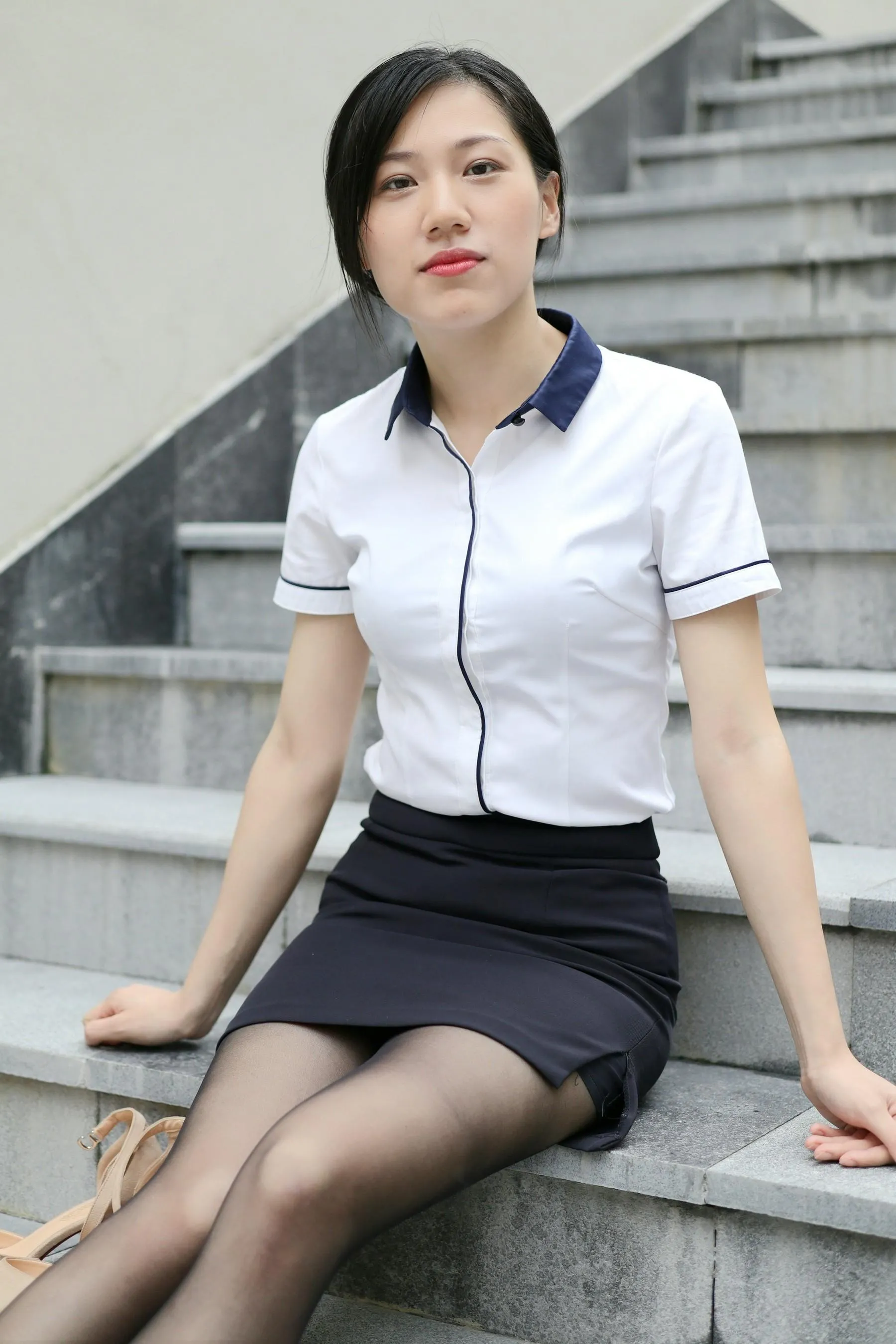 魔镜街拍 NO.165 OL制服黑丝 [140P]插图8